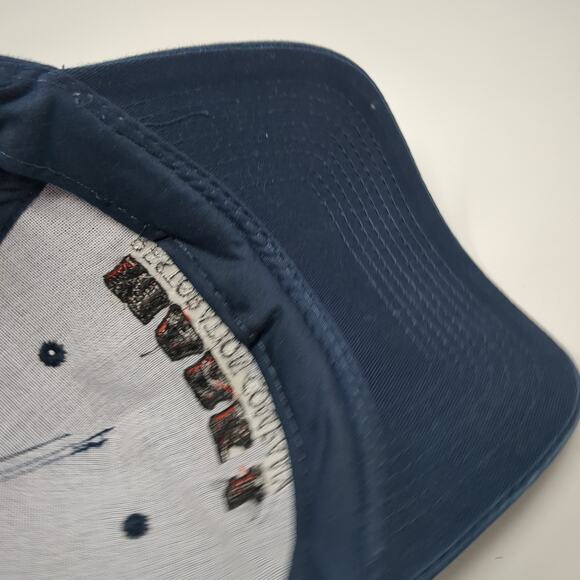 Mark 1 Restoration Company Strapback 5 Panel Cap Blue One Size Port & Company - Picture 8 of 10